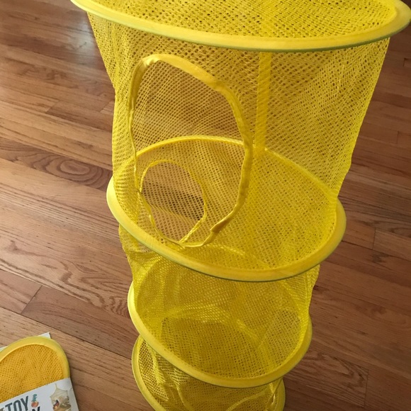 NEW Toy Cubby Bundle of 2 Hanging Cubbies in Yellow - Picture 1 of 7